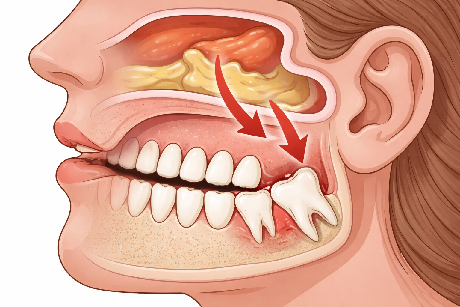 How Wisdom Teeth Can Cause Sinus Problems
