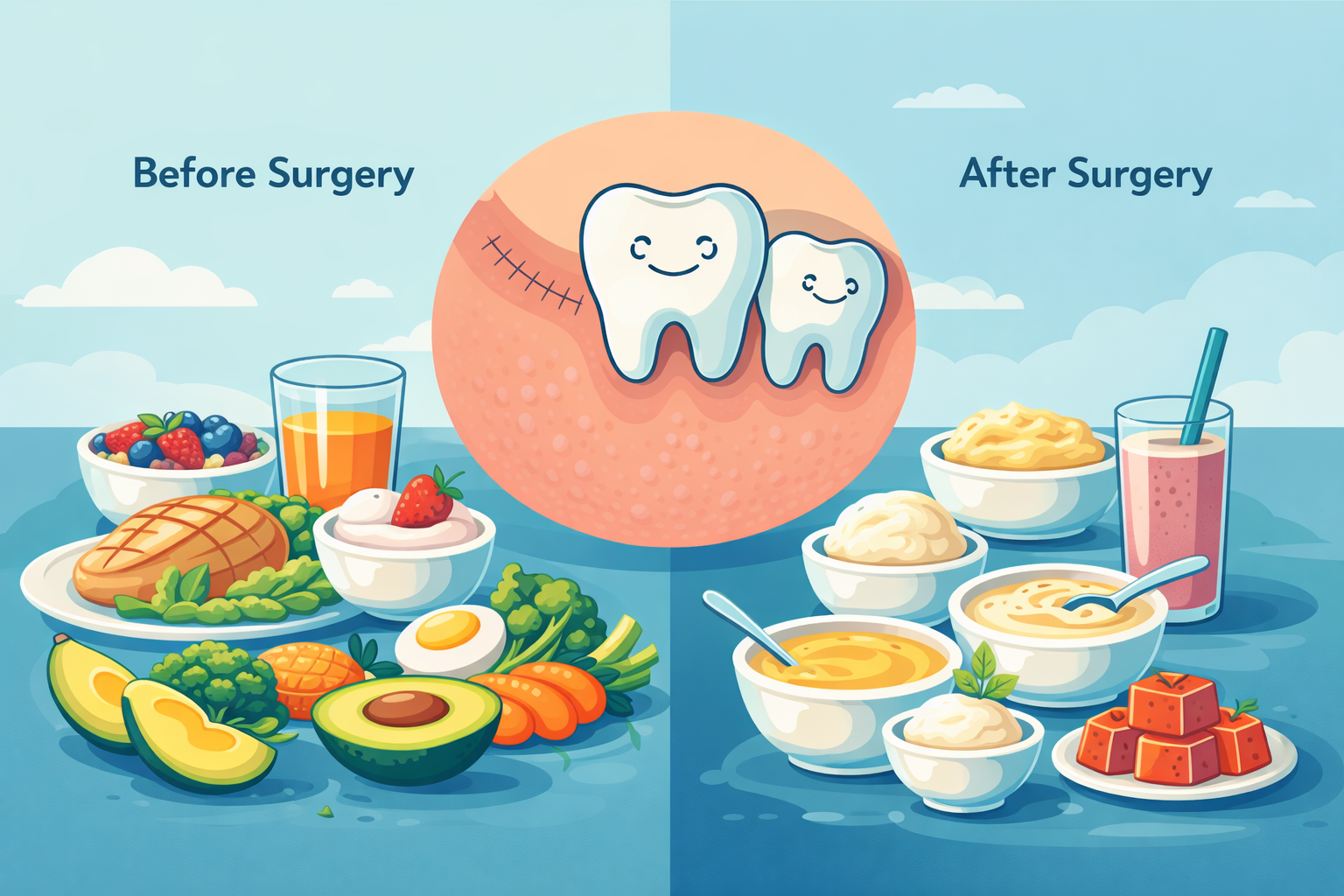 Featured image for Safe Foods to Eat After Wisdom Tooth Removal Surgery