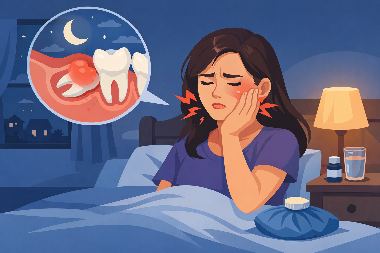 Why Wisdom Tooth Pain Gets Worse at Night
