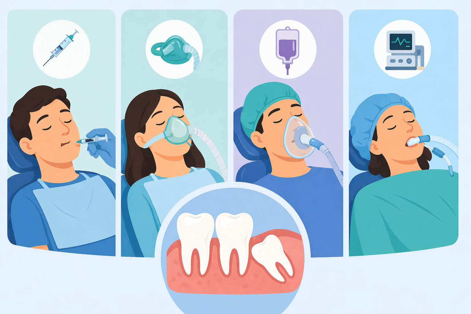 Anesthesia Options for Wisdom Tooth Extraction
