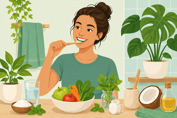 Featured image for Natural Ways to Improve Oral Health and Your Smile