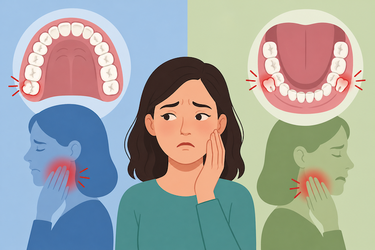 Upper vs. Lower Wisdom Teeth: Why the Pain Feels Different